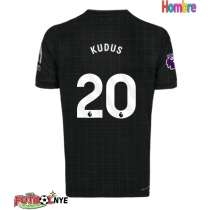 Camiseta Tottenham Hotspur Mohammed Kudus #20 Visitante Equipación 2025-26 manga corta